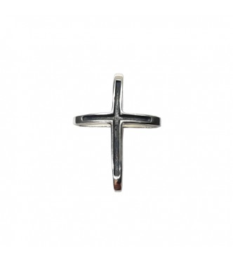 PE001610 Genuine Sterling Silver Pendant Cross Hallmarked Solid 925 Handmade